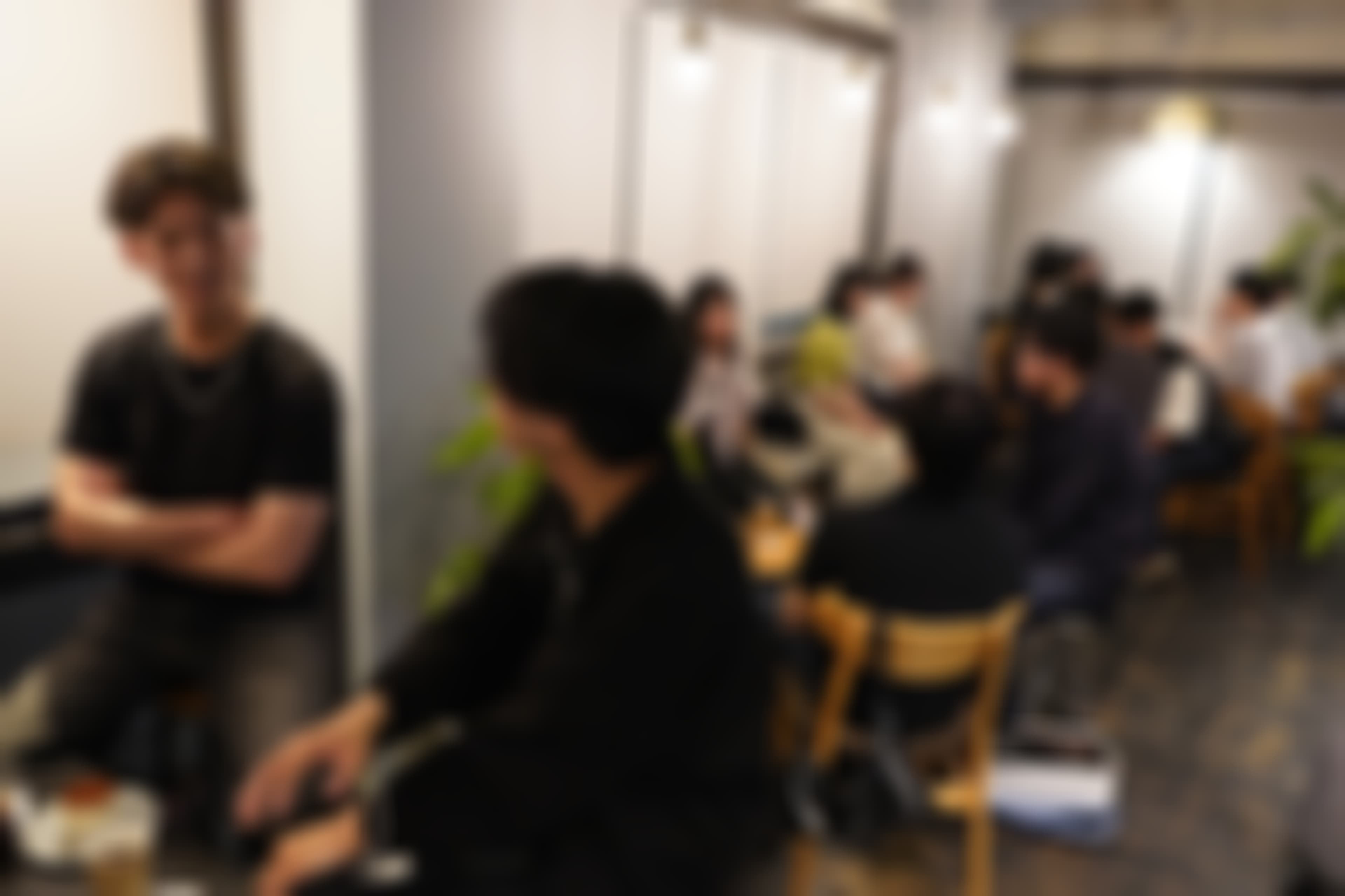 9/25 ナイトカフェイベントの会場・交流風景